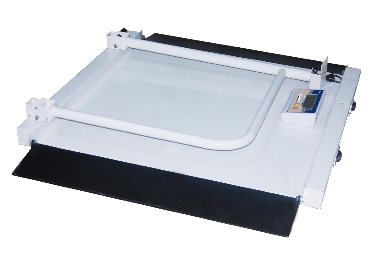 เครื่องชั่งน้ำหนักสำหรับรถเข็น พร้อมราวจับ 1 ด้าน T-Scale รุ่น M503