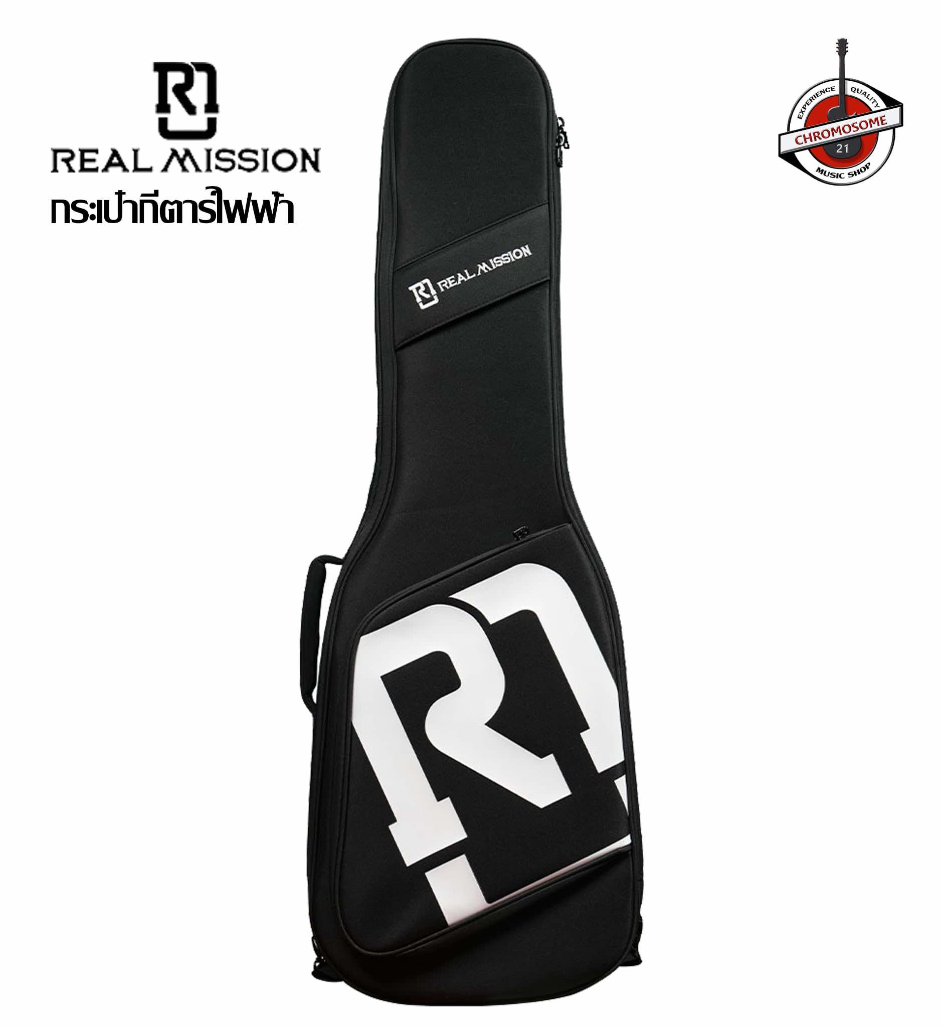 กระเป๋ากีตาร์ไฟฟ้า Real Mission Coolvox – สี Black