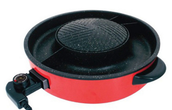 FRY KING กระทะบาร์บีคิว กริลล์ & ชาบูสุกี้ (2 in 1) รุ่น FR-BQ5