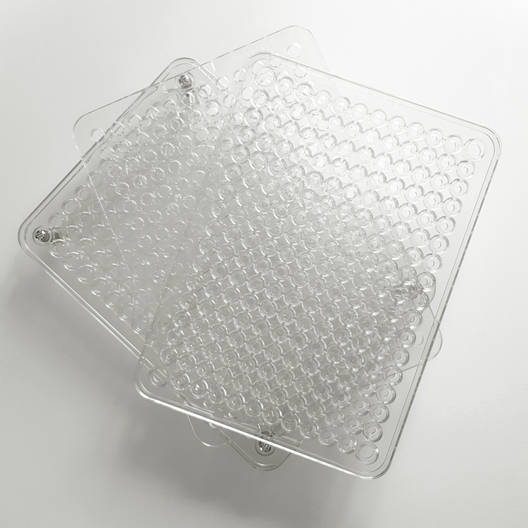 เครื่องบรรจุแคปซูลยา เบอร์ 0 (ครั้งละ 200 แคปซูล) สีใส มีขอบกันผงยา