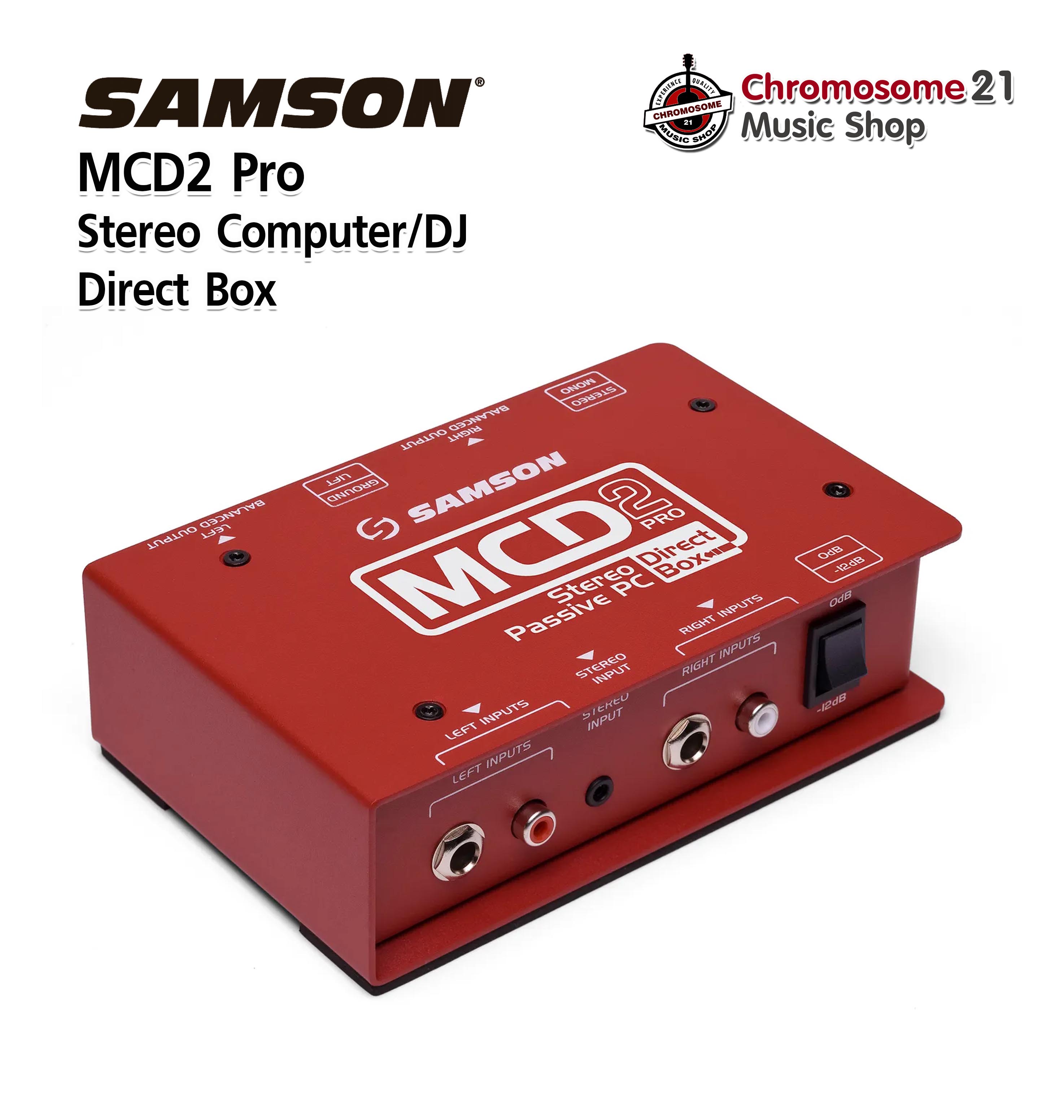 Samson MCD2 Pro Stereo Passive Direct Box