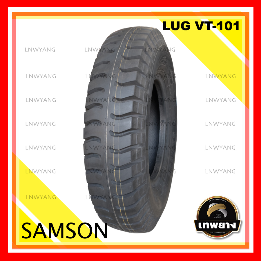 10.00-20 16PR ยี่ห้อ SAMSON รุ่น LUG ยางรถบรรทุก