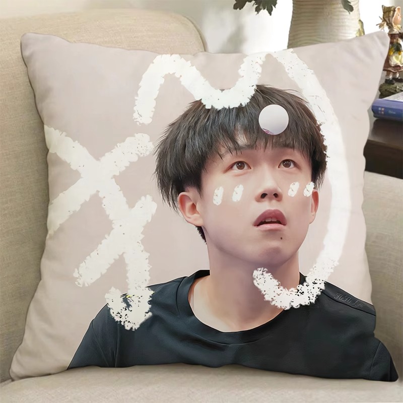 Pre - หมอนลายหวังฉู่ชิน WangChuqin 王楚钦 (ไม่ใช่สินค้าอฟช.) 40 cm