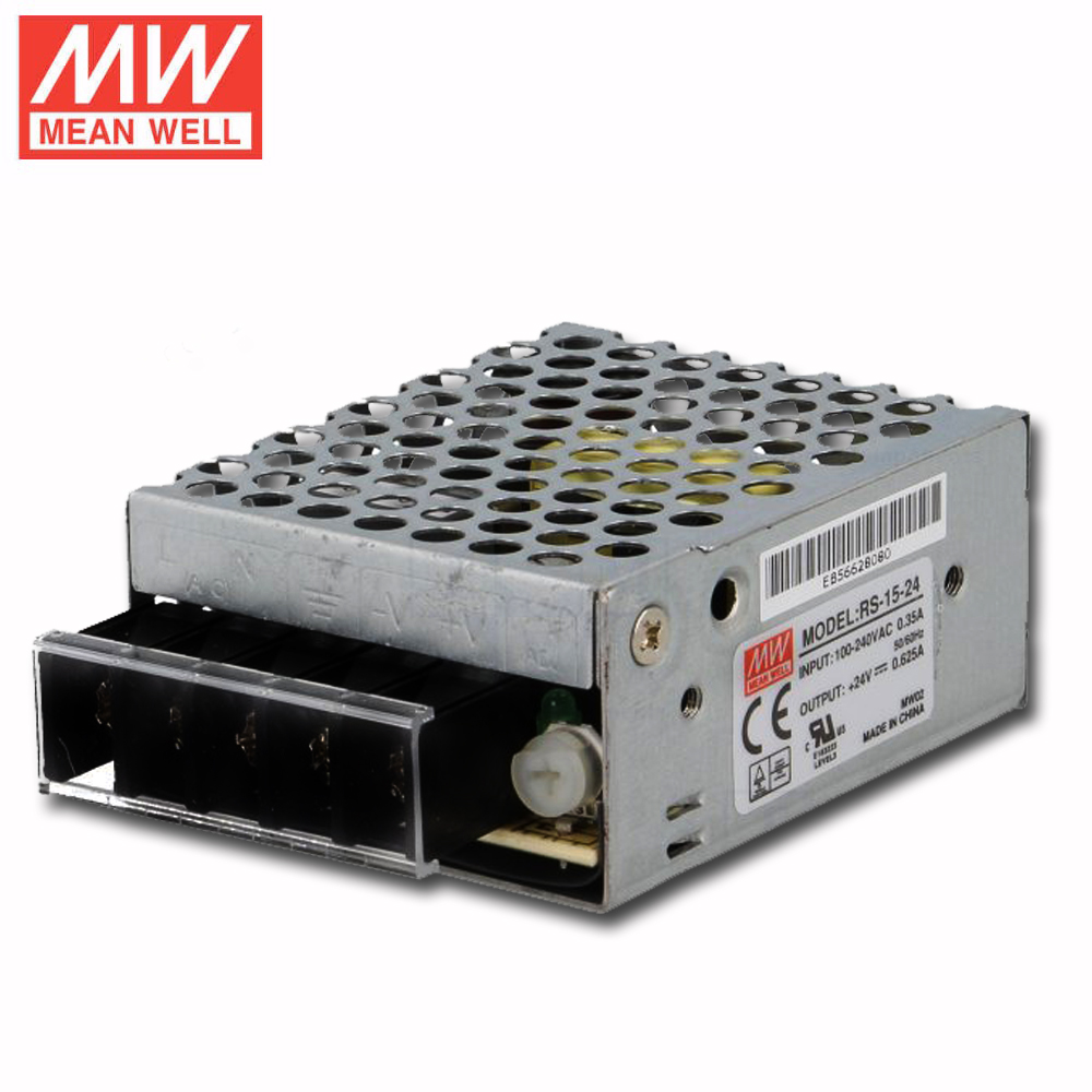 RS-15-24 Switching Power Supply AC 85-264V/DC 120-370V