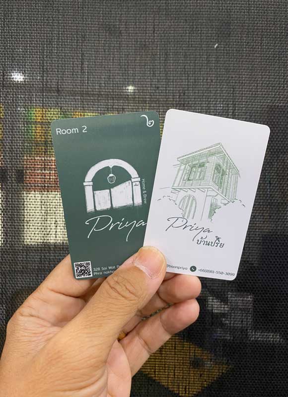 พิมพ์คีย์การ์ดแข็ง พิมพ์ Key card RFID 4 สี ไม่ลอกง่าย
