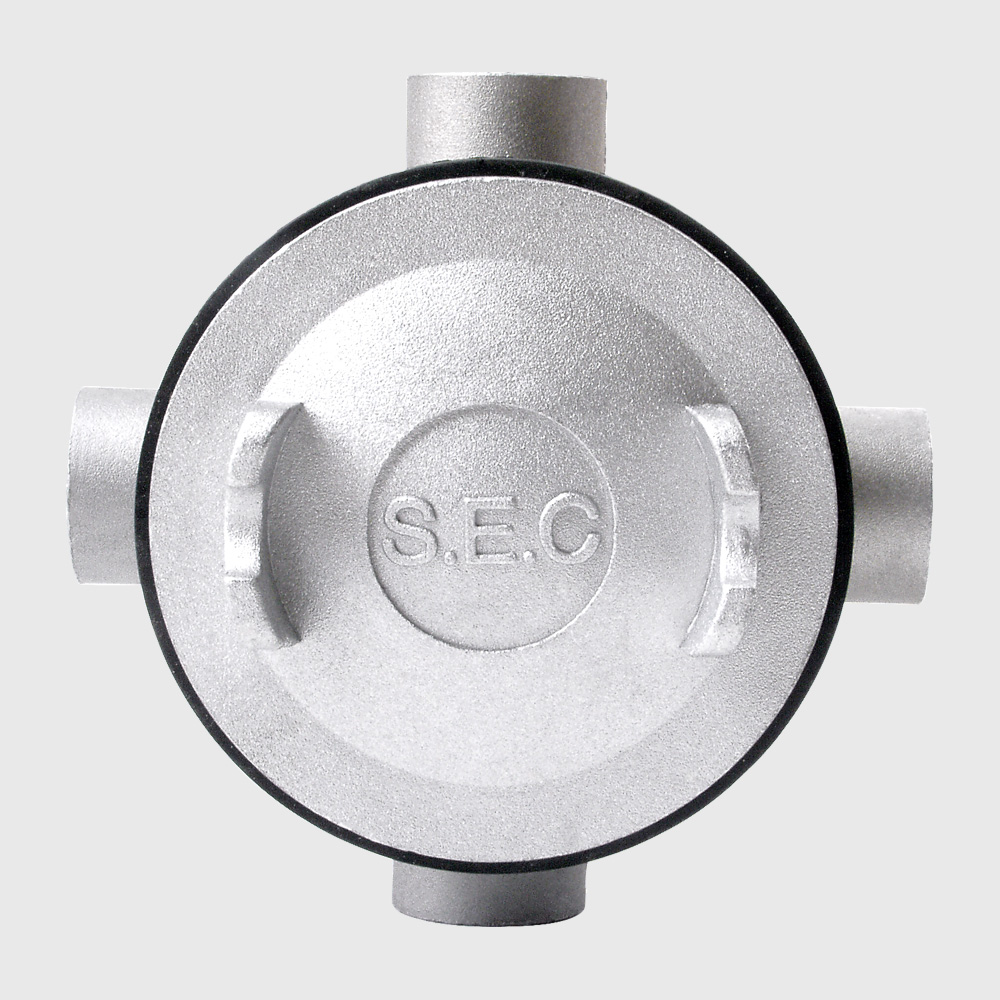 SEC บ็อกกลมกันน้ำ 4 ทาง Liquid Tight Junction Box
