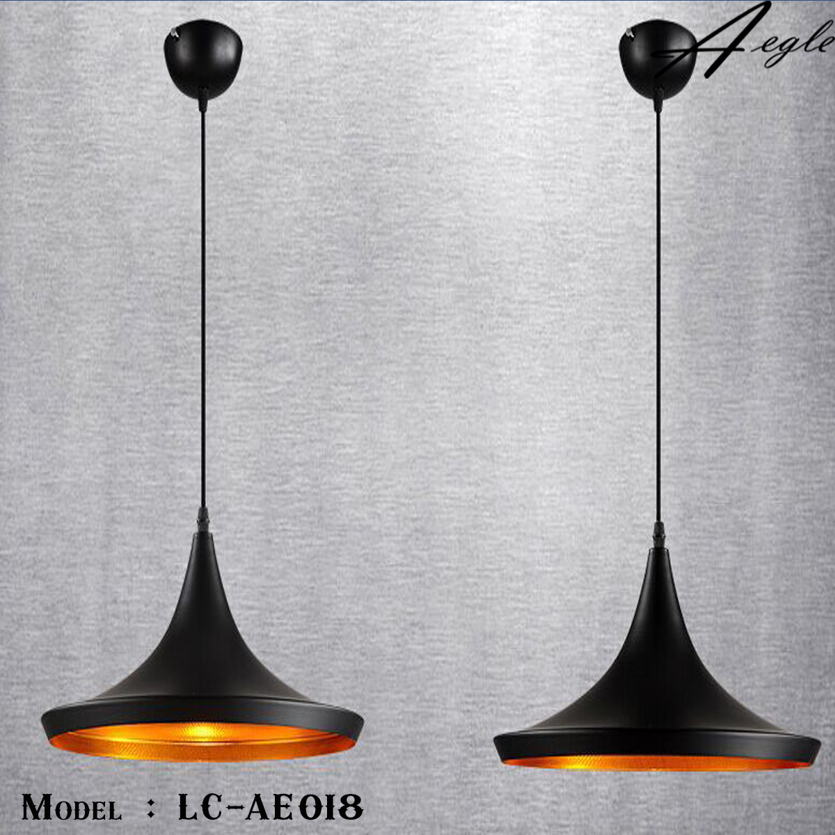 โคมไฟห้อยเพดาน โคมแขวนโมเดิร์นแฟชั่น หัวเดี่ยว A B C