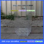 ถังขยะพลาสติก ใส หกเหลี่ยม 56 ลิตร