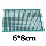 6x8cm 2.54mm Double Side Prototype PCB DIY