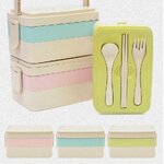 กล่องข้าว ฟางข้าวสาลี (รหัส SPZZ-053)