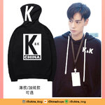 Pre - เสื้อทีม KK คล้าย HUYITIAN เสื้อฮู้ด GoGoSquid 2 เสื้อสเวตเตอร์ผู้ชาย(ไม่ใช่สินค้าอฟช.)