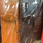 SUP-006 กระเป๋าแขวนของหลังเบาะรถยนต์ทั่วไป(หนังสีส้ม-หนังสีน้ำตาล) ราคา/ชิ้น สำเนา