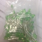 LED 3mm จำนวน 100 ดวง สีเขียว