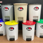 ถังขยะเท้าเหยียบ ทรงกลม 12 ลิตร