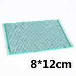 12x8cm 2.54mm Double Side Prototype PCB DIY