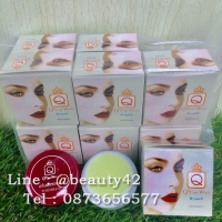 ครีมคิวแคร์ ประทินผิว สูตรลดรอยดำ ตลับแดง Q Care White ของแท้ 100% 1 ตลับ