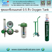 ชุดถังออกซิเจนพร้อมอุปกรณ์ 0.5 คิว (Oxygen Tank with Trolley 0.5)