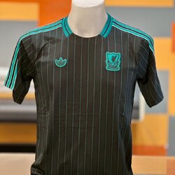 เสื้อฟุตบอล Terrace Icons ปี 2025/26 สโมสรลิเวอร์ สีดำ เกรดแฟนบอล พรีเมี่ยม💯