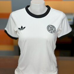 เสื้อฟุตบอลผู้หญิง เยอรมัน สีขาว Fans Edition เกรดฟุตบอล 2025