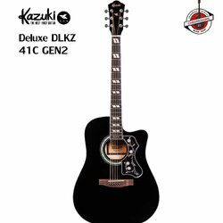 กีตาร์โปร่ง Kazuki Deluxe DLKZ-41C GEN2 (สี Black)