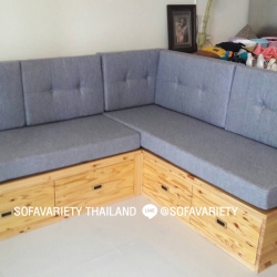 ตัวอย่างโซฟาสั่งทำตามแบบ