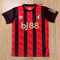 2025-26 มาใหม่เสื้อฟุตบอลบอร์ทมัธ สำหรับผู้ชาย Fans Edition เกรดแฟนบอล SIZE S-2XL