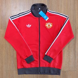 เสื้อวอร์ม + เเจ๊คเก๊ต เเมนยูแขนยาว สีดำ เกรดแฟนบอล 2026