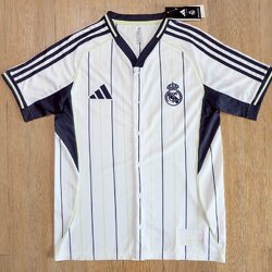 เสื้อเบสบอล Baseball ทีมเรอัล มาดริด สีขาว เกรดเเฟนบอลพรีเมี่ยม 2025