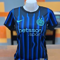 เสื้อฟุตบอลผู้หญิงอินเตอร์ มิลาน เหย้า สีน้ำ Fans Edition เกรดฟุตบอล 2025