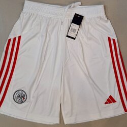 กางเกงฟุตบอลสโมสร ทีมอาเเจ๊ค สีขาว Fans Edition เกรดแฟนบอล 2025