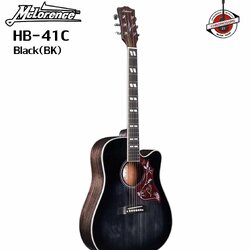 กีตาร์โปร่ง Mclorence HB-41C สี Black(BK)