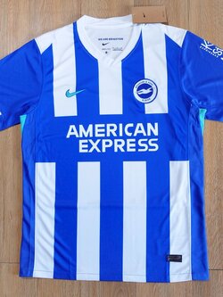 มาใหม่เสื้อฟุตบอล ไบรตัน เหย้า / เยือน สีน้ำเงินขาว/ สีม่วง เกรดแฟนบอล 2025