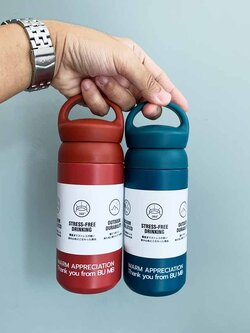 กระบอกน้ำหูหิ้ว พร้อมพิมพ์ ขนาด 500 mL.