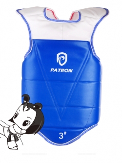 (พรีออเดอร์) อุปกรณ์เทควันโด เกราะป้องกันลำตัว PU ใช้ได้ทั้ง 2 ด้าน TCD10006P