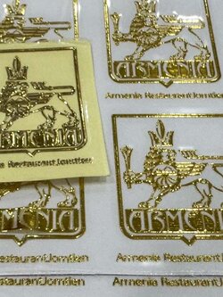 UV DTF Foil | สติกเกอร์ UV DTF ฟอยด์ทอง