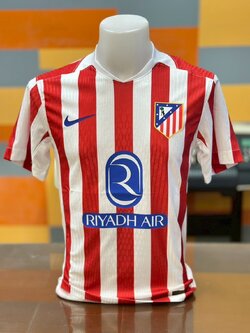 2025-26 เสื้อฟุตบอลเเอตฯ สีเเดงขาว สำหรับผู้ชาย Player Edition เกรดนักเตะ Size S-2XL