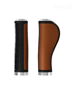 ปลอกแฮนด์ Brooks Ergonomic Leather Grips ความยาว 130/130 มม.