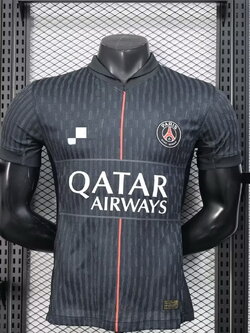 2025-26 เสื้อฟุตบอลเปเเอชเซ สีดำ สำหรับผู้ชาย Player Edition เกรดนักเตะ Size S-2XL