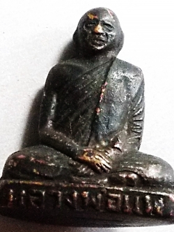 รูปเหมือนปั๊ม หลวงพ่อแพ รุ่นแรก เนื้อทองแดงรมดำ ปี 08 #lnw850