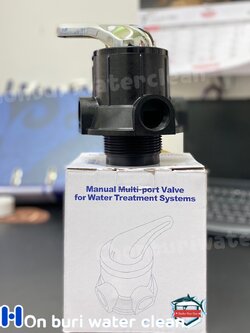 Manual Valve หัววาล์วคาร์บอน ควบคุมถังกรองน้ำแบบมือหมุน