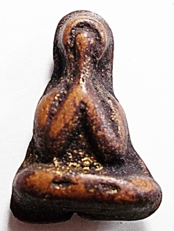 ปิดตา พิมพ์ชะลูด ผงจุ่มรัก ลป.ยิ้ม วัดหนองบัว #lnw224