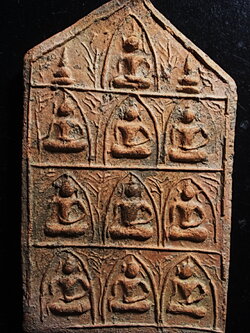 พระแผงสิบทัศน์ กรุวัดกระชาย อยุธยา