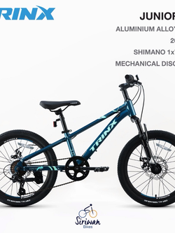 TRINX JUNIOR 2.0 จักรยานเสือภูเขาเด็ก ล้อ 20 นิ้ว เฟรมอลู เกียร์ SHIMANO 7 สปีด