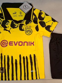 ชุดฟุตบอลเด็ก – 2025-26 ชุดฟุตบอลเด็กดอทมุน สีเหลือง สำหรับเด็ก Fans Edition เกรดแฟนบอล Size 18-28