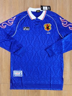 Retro เสื้อฟุตบอลญี่ปุ่น แขนขาว เกรดแฟนบอล 1998