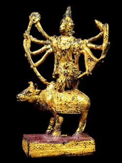 พระรัตนโกสินทร์ พิมพ์พระนารายณ์ทรงโค ขนาดห้อยบูชา