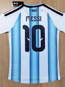 2025-26 เสื้อทีมชาติอาเจน เหย้า สีฟ้าขาว สำหรับผู้ชาย Player Edition เกรดนักเตะ พร้อมชื่อ เบอร์ MESSI # 10 Size S-2XL