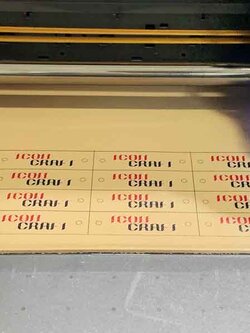 พิมพ์โลโก้ 4 สี บนปกหนังแผ่น พิมพ์ปกหนัง พีวีซี PU