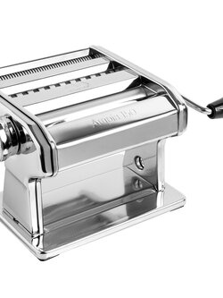 เครื่องรีดแป้งและตัดเส้นบะหมี่และพาสต้าแบบถอดหัวตัดเส้นไม่ได้ หน้ากว้าง 18 ซม. รุ่น Ampia 180 Made in Italy พร้อมรับประกันจากโรงงาน 3 ปี