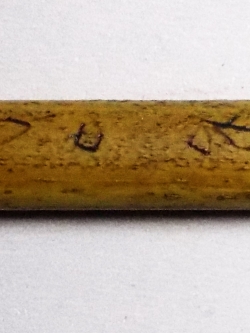 ตะกรุดไม้รวก จารมือ หลวงปู่จันทร์ วัดนางหนู ลพบุรี #lnw837